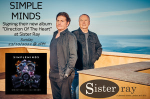 Simple Minds Signing - Sunday 23rd October 2pm