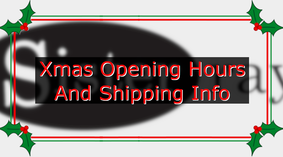 Online store Xmas shipping and opening info