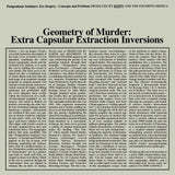 Geometry of Murder: The Extra Capsular Extraction Inversions