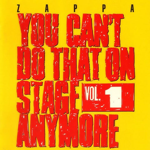 You Cant Do That On Stage Anymore Vol. 1