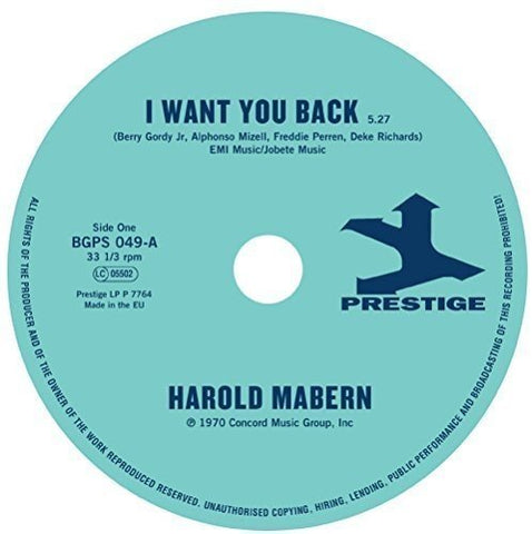 Harold Mabern I Want You Back / Sister Janie [7 VINYL] LP