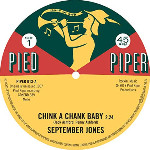 September Jones Chink A Chank Baby c/w That’s What Love Is