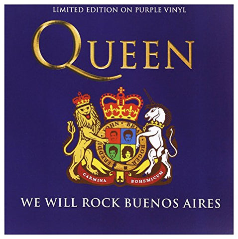 Queen We Will Rock Buenos Aires - Purple Vinyl LP