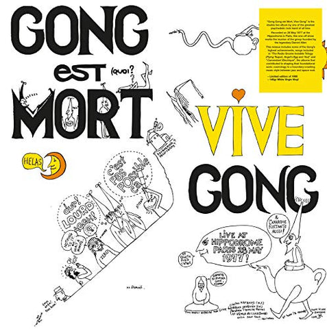 Gong Gong Est Mort Vive Gong - White Vinyl 2LP 0889397106034