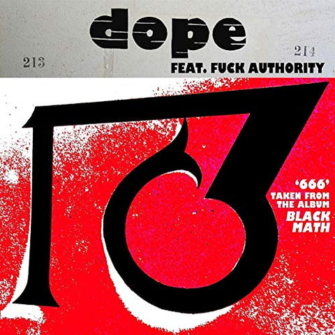 Dope Feat. Fuck Authority 666 / 1381 10 5024545859768