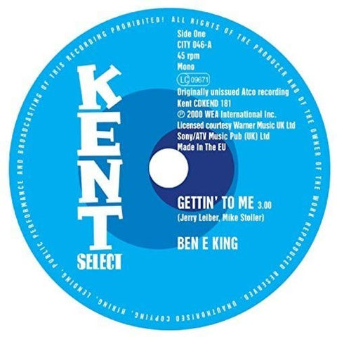 Ben E King Gettin’ To Me / I Need You LP 0029667017572