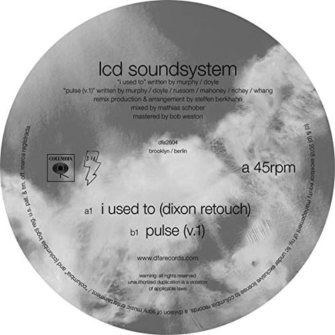 Lcd Soundsystem I Used To (Dixon Rework / Pulse v.1) LP