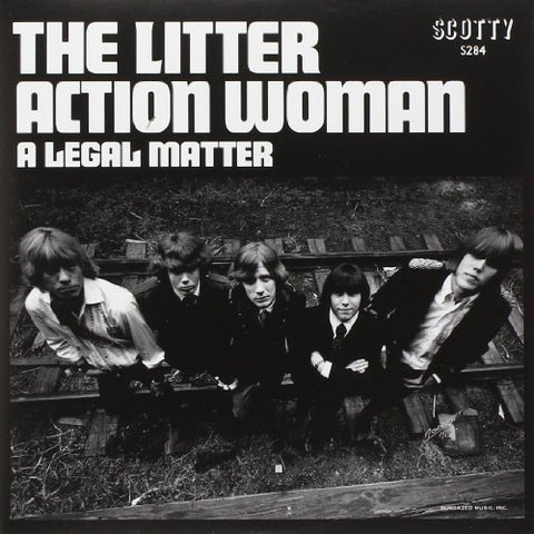 Litter Action Woman / A Legal Matter (BLUE VINYL) 7