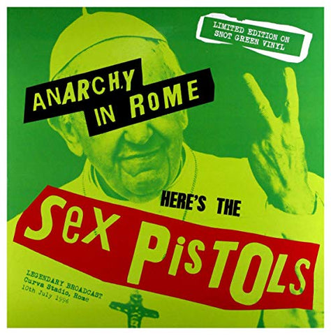 Sex Pistols Anarchy in Rome (Snot Green Vinyl) LP