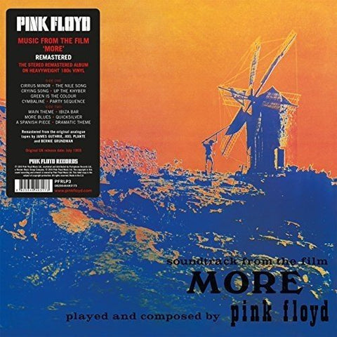 Pink Floyd More LP 0825646493173 Worldwide Shipping