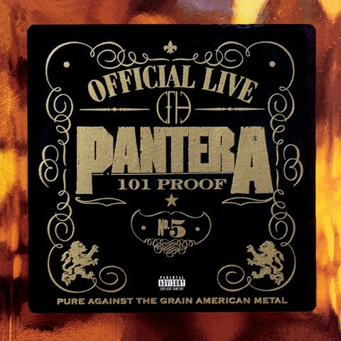 Pantera The Great Official Live: 101 Proof 2LP 0081227974312