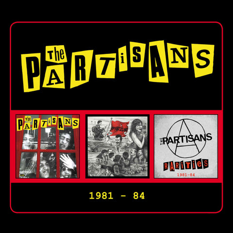 The Partisans 1981-84 3CD 5013929607101 Worldwide Shipping