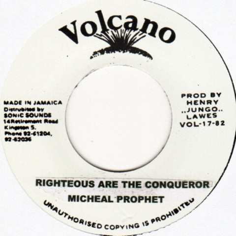 Righteous Are The Conqueror 7"