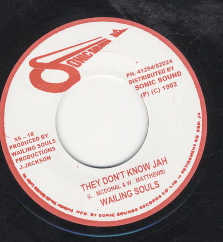 They Don't know Jah 7"